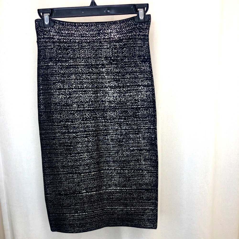 Foiled Bandage Skirt